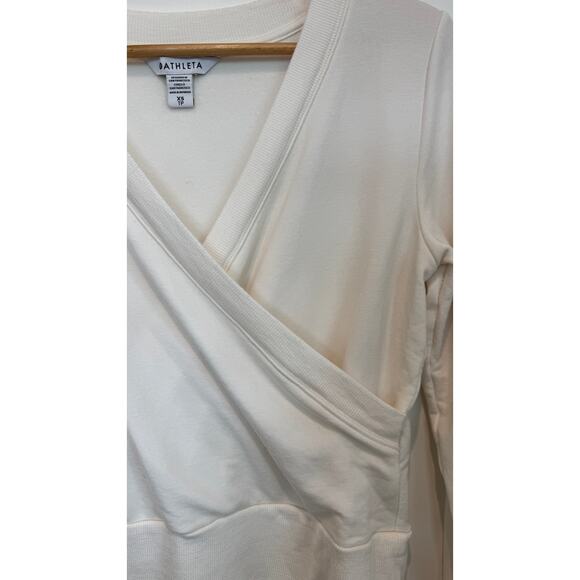 Athleta Recharge Sweatshirt in Cream – Size XS - Picture 4 of 10